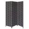 Homeroots 3 Panel Soft Fabric Room Divider, Black - 71 x 47 x 1 in. 379910 - alternate 2